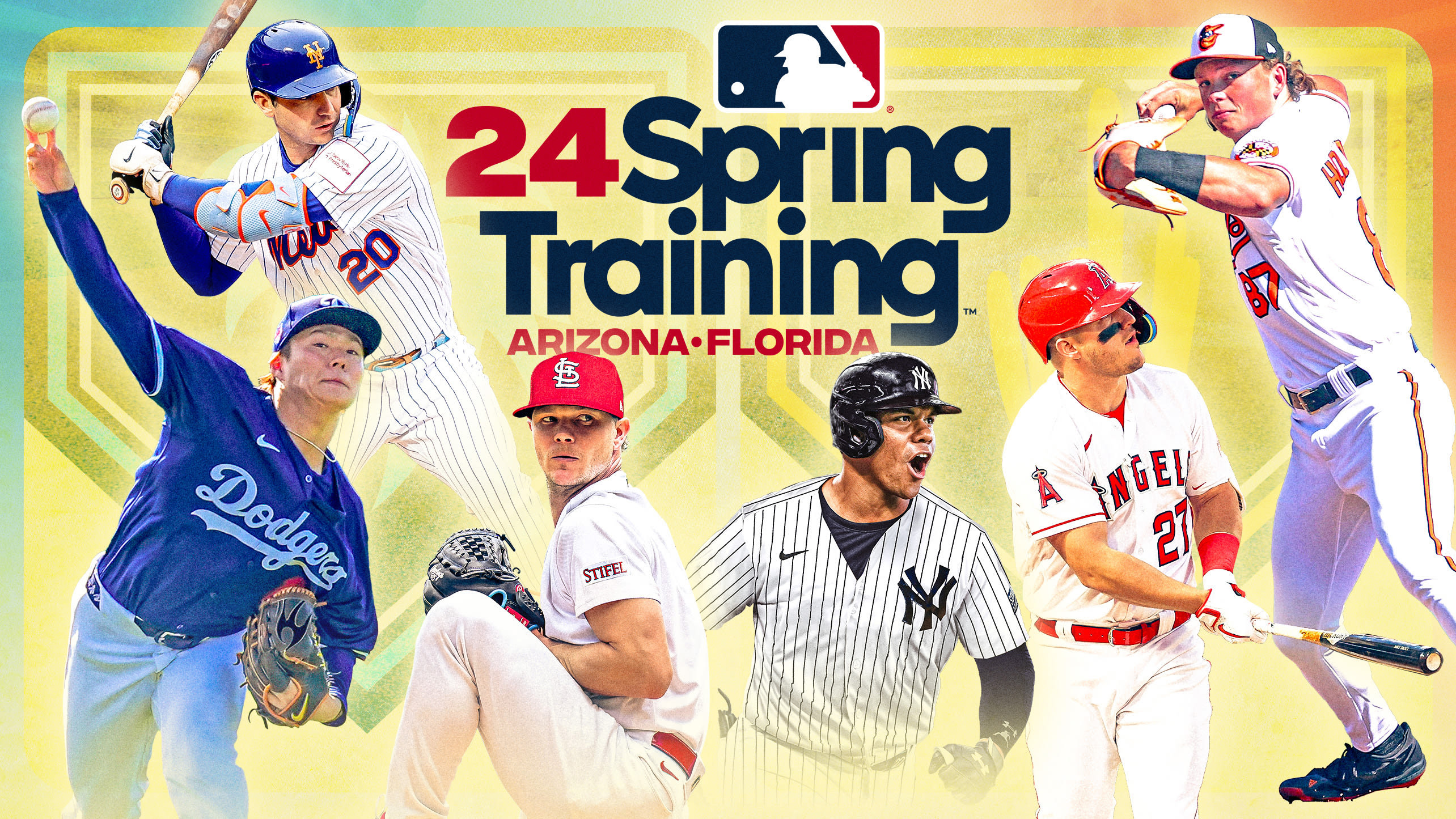Yoshinobu Yamamoto, Pete Alonso, Sonny Gray, Juan Soto, Mike Trout and Jackson Holliday
