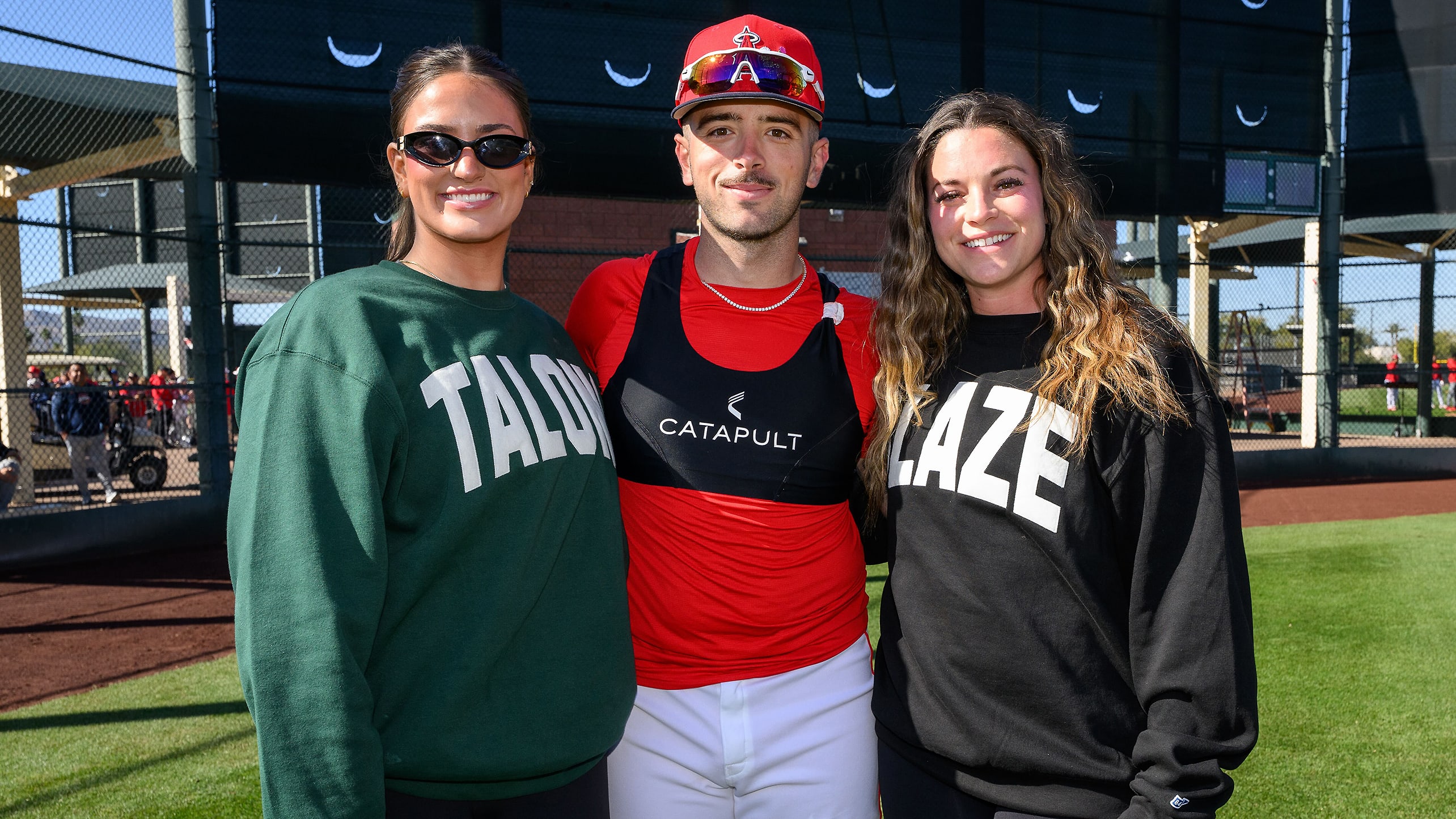 Bri Ellis, Zach Neto and Devyn Netz