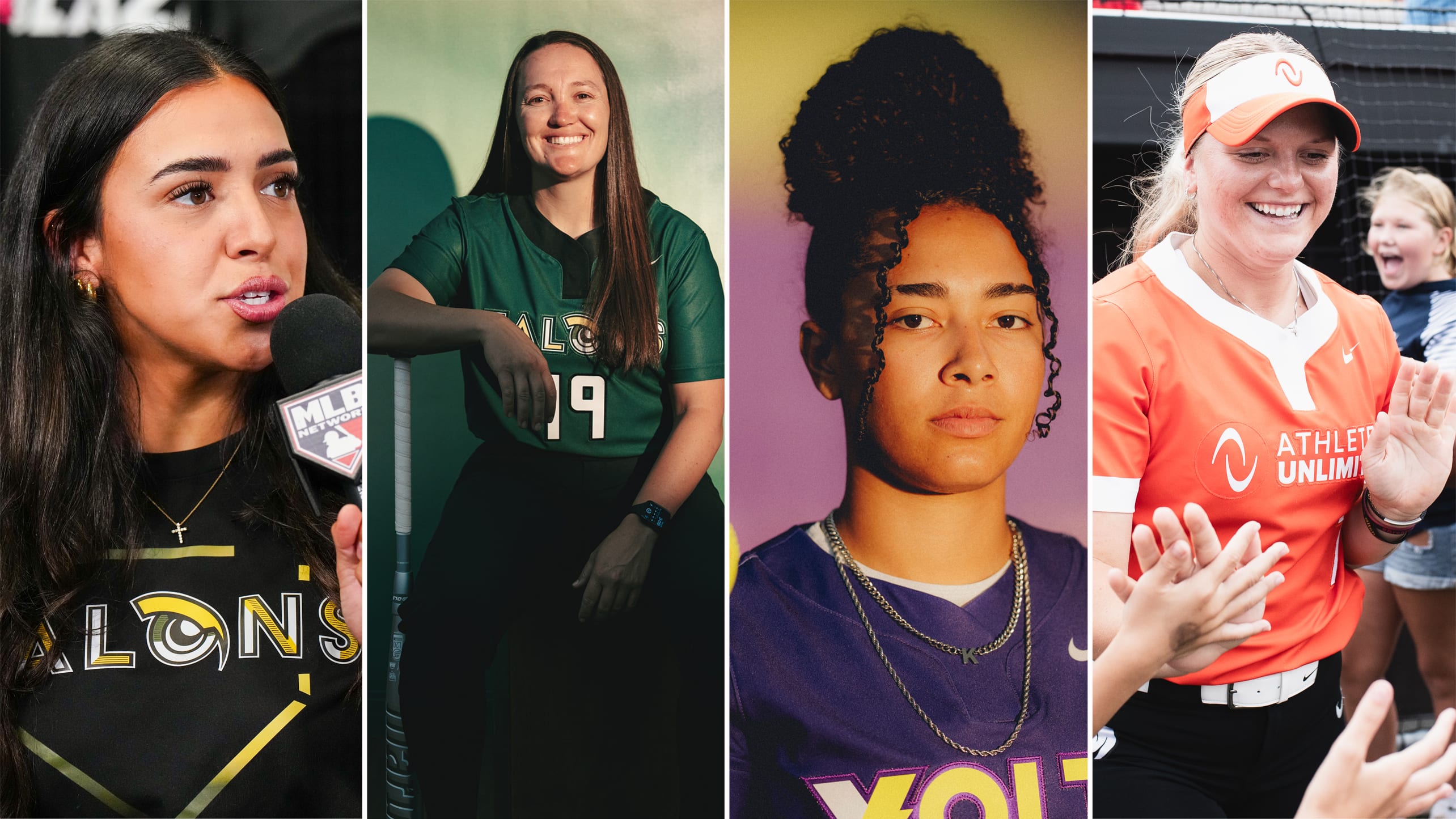 Images of 4 AUSL players