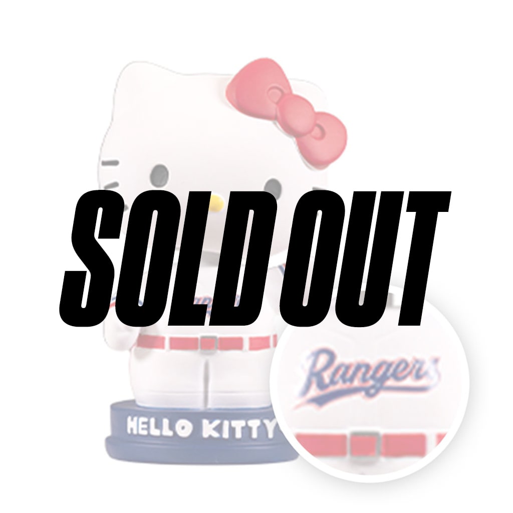 Theme Night tickets purchased through this offer will come with a custom Hello Kitty/Texas Rangers figurine.

if you are trying to purchase in the MLB Ballpark app, be sure to purchase your Theme/Community Night ticket from rangers.com/themenights.