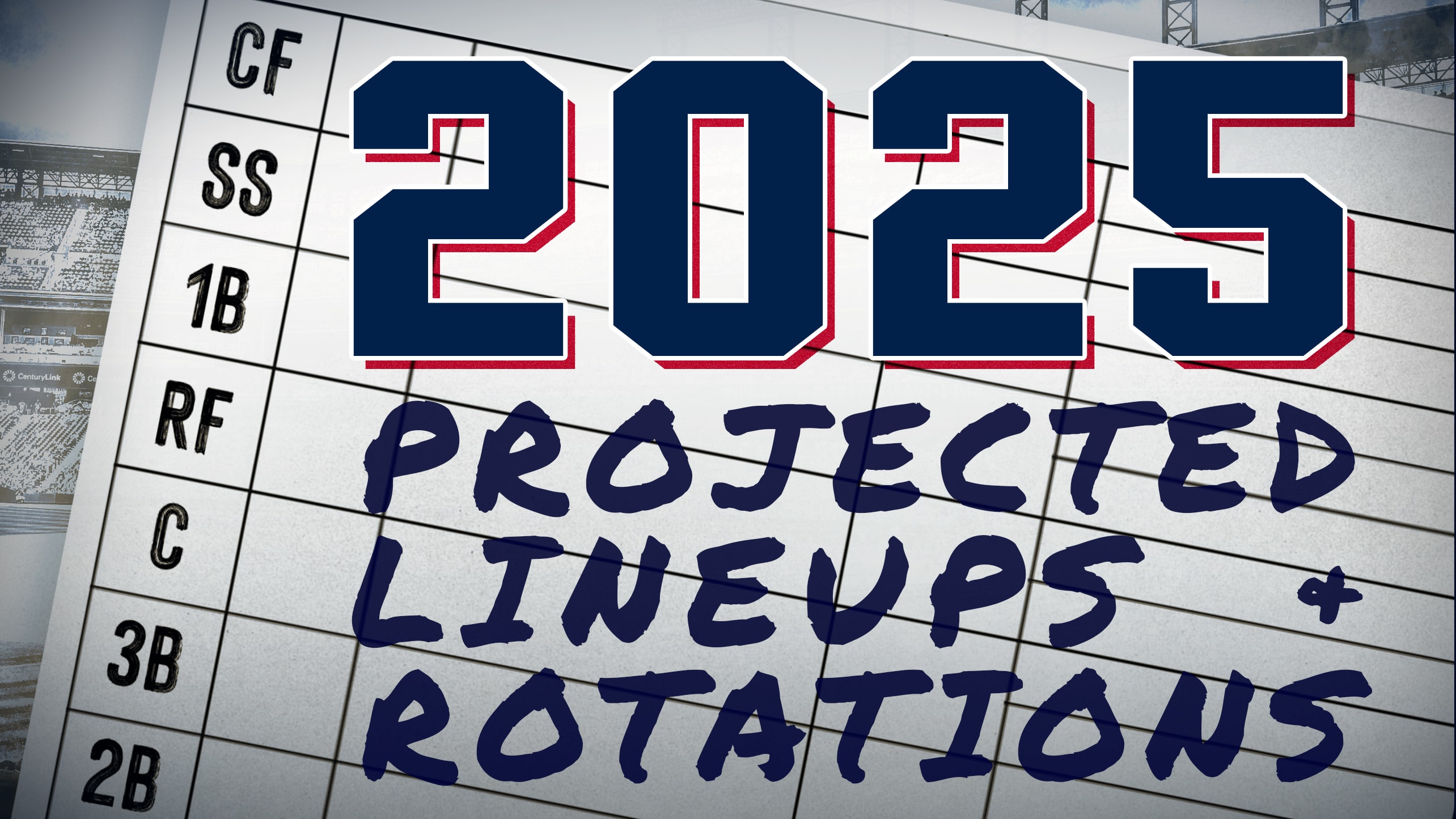 Projecting the 2025 lineups and rotations for every team