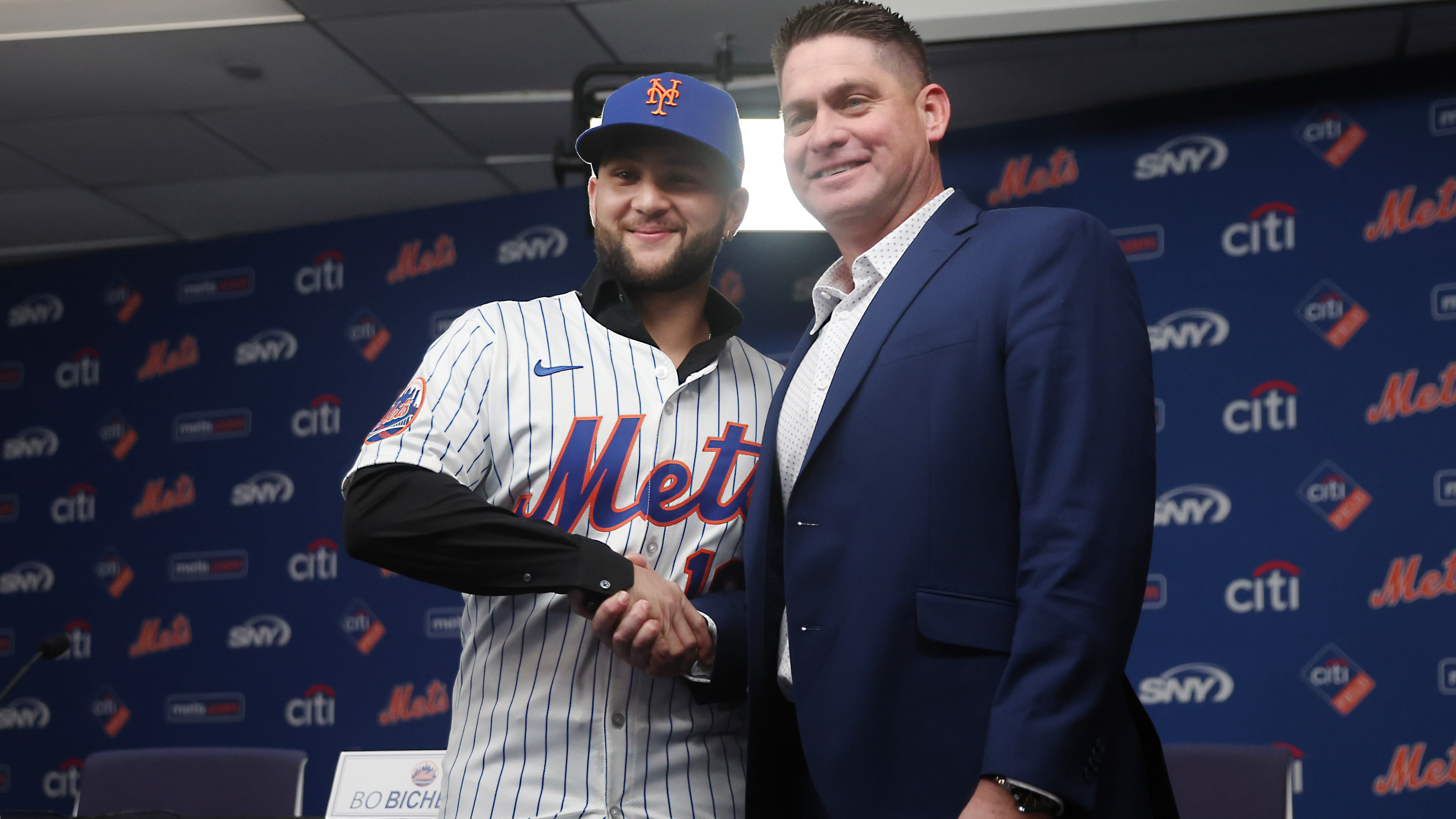 Bo Bichette and Carlos Mendoza