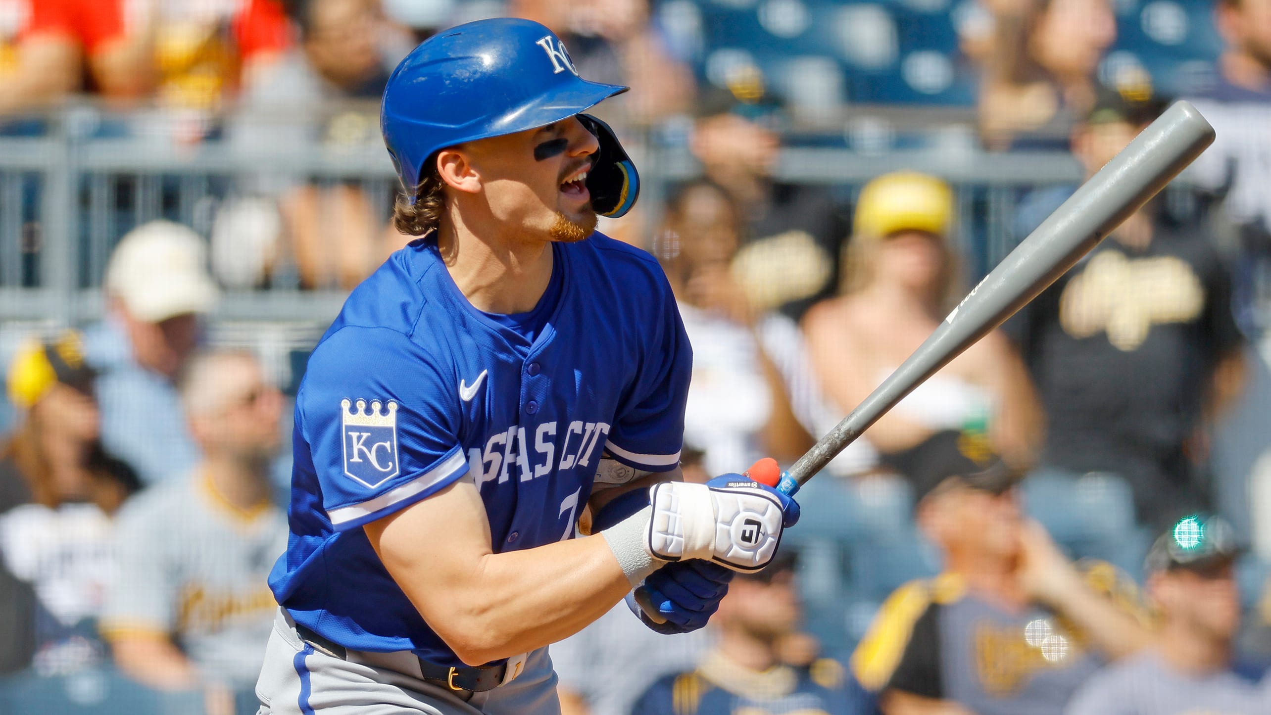 Bobby Witt Jr. connects for a double