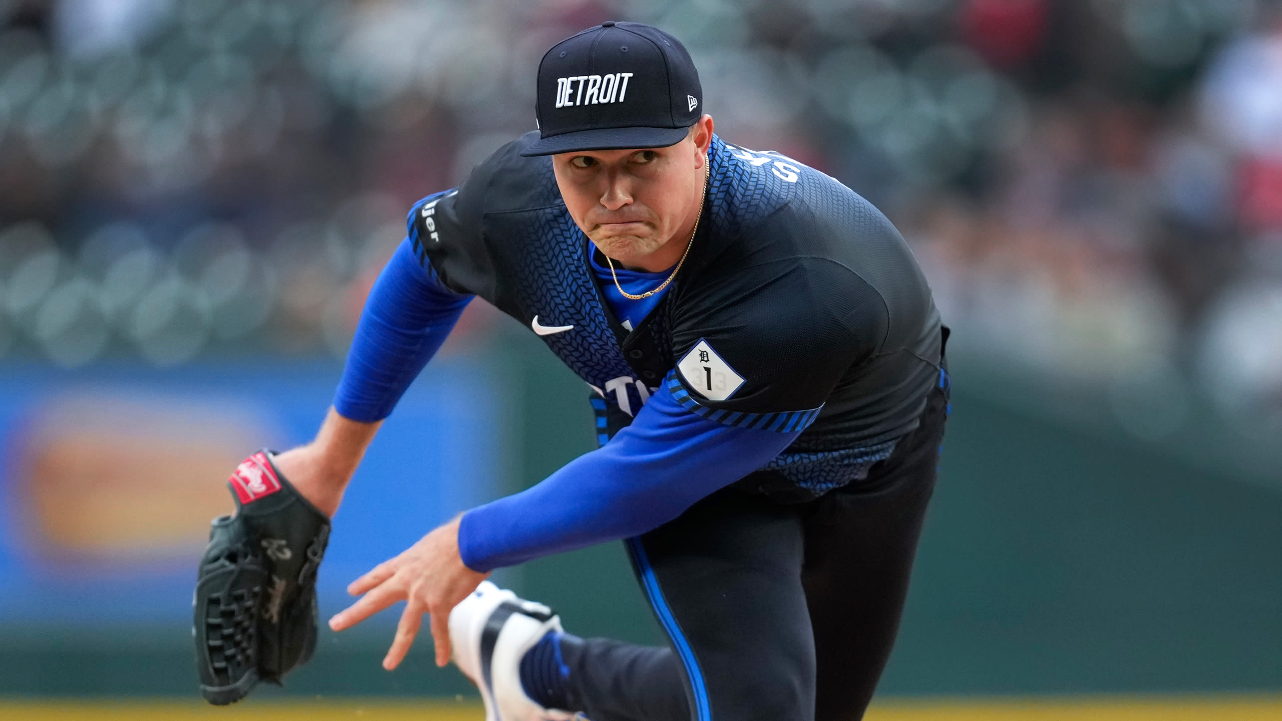 Tarik Skubal delivers a pitch