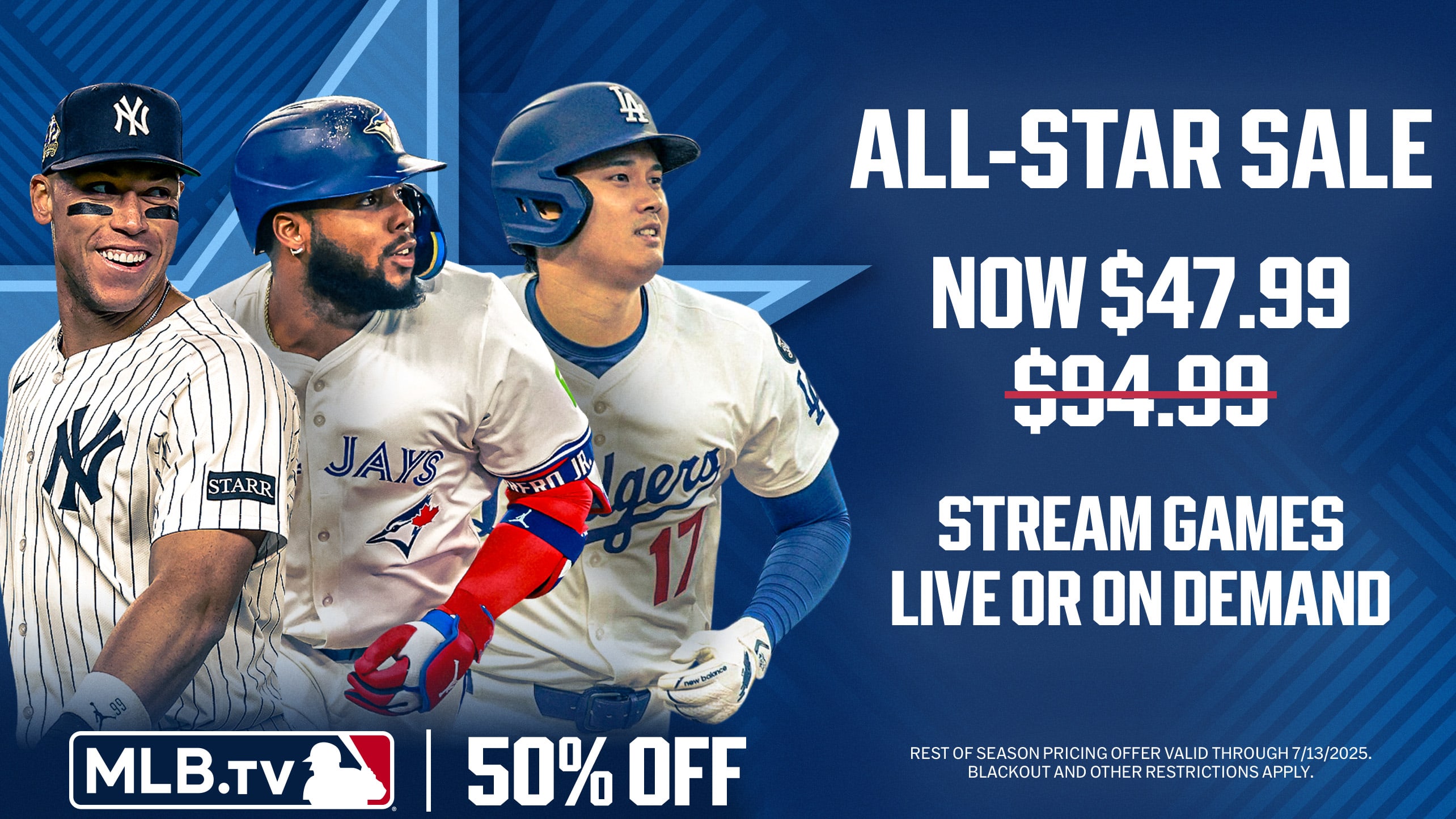 Subscribe to MLB.TV for a new low price