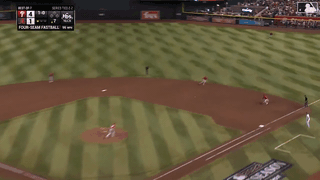 An animated gif of Bryson Stott making a diving play