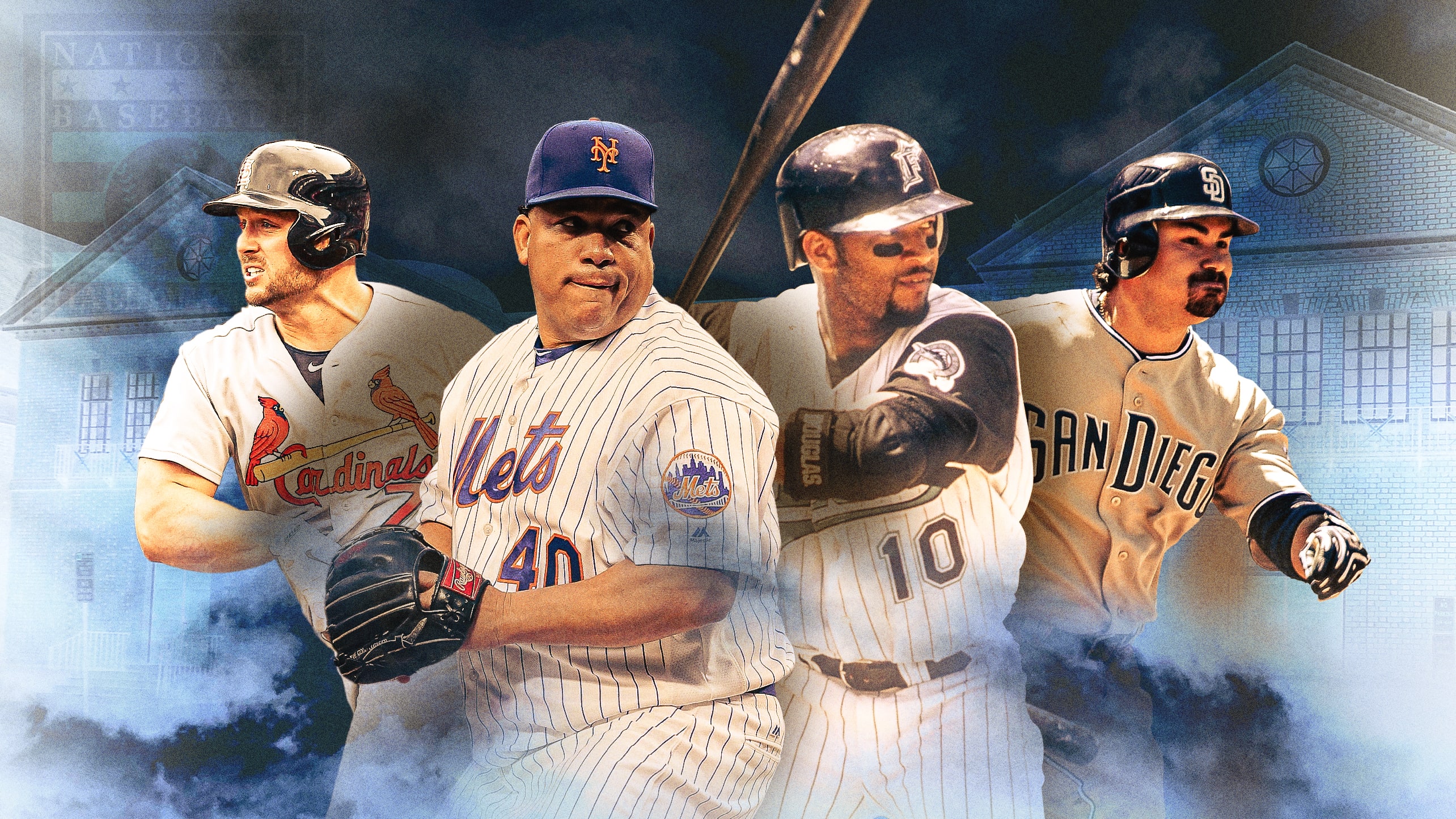 Matt Holliday, Bartolo Colon, Gary Sheffield and Adrián González