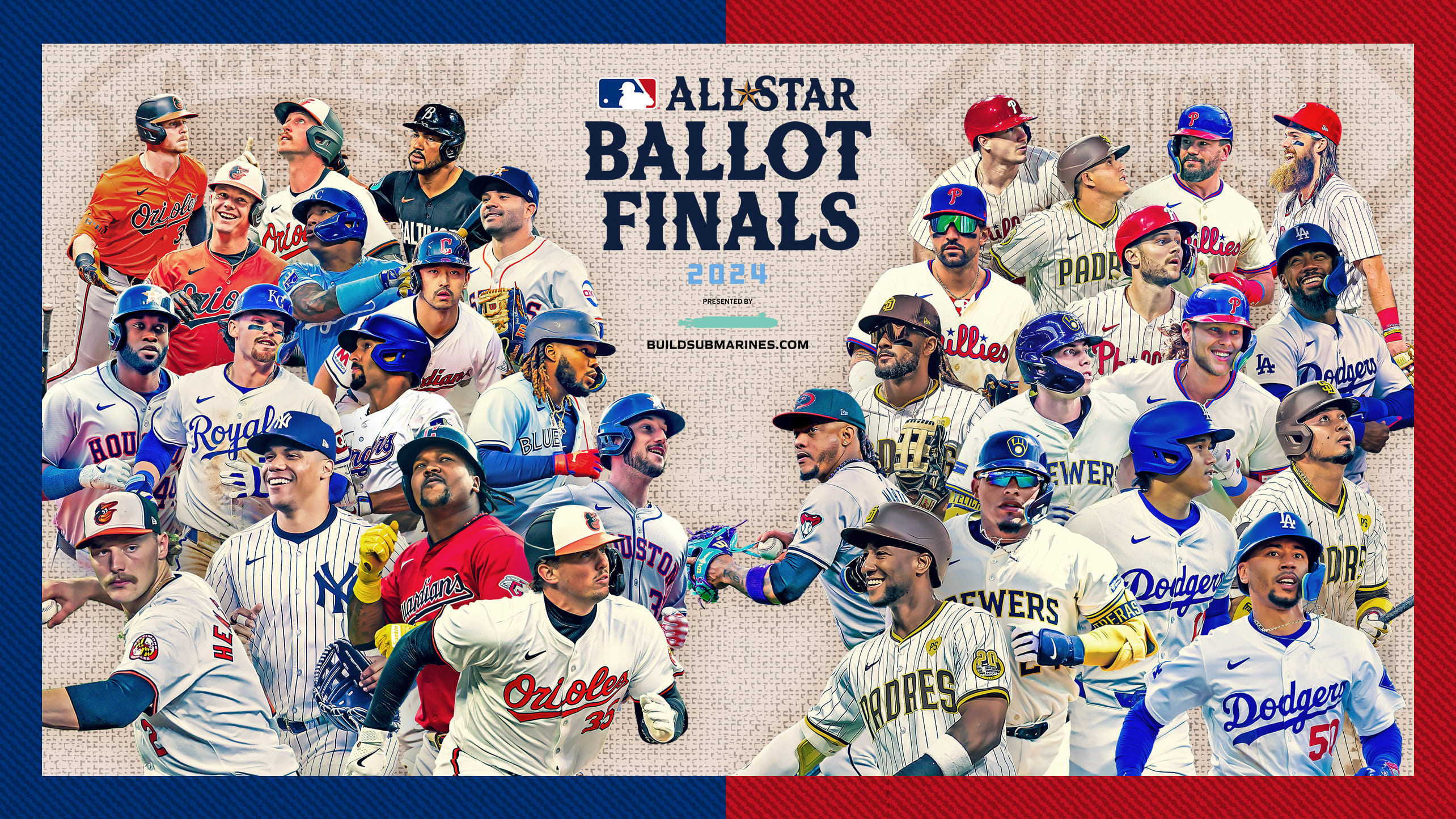 A collage of All-Star voting finalists with the All-Star Ballot logo