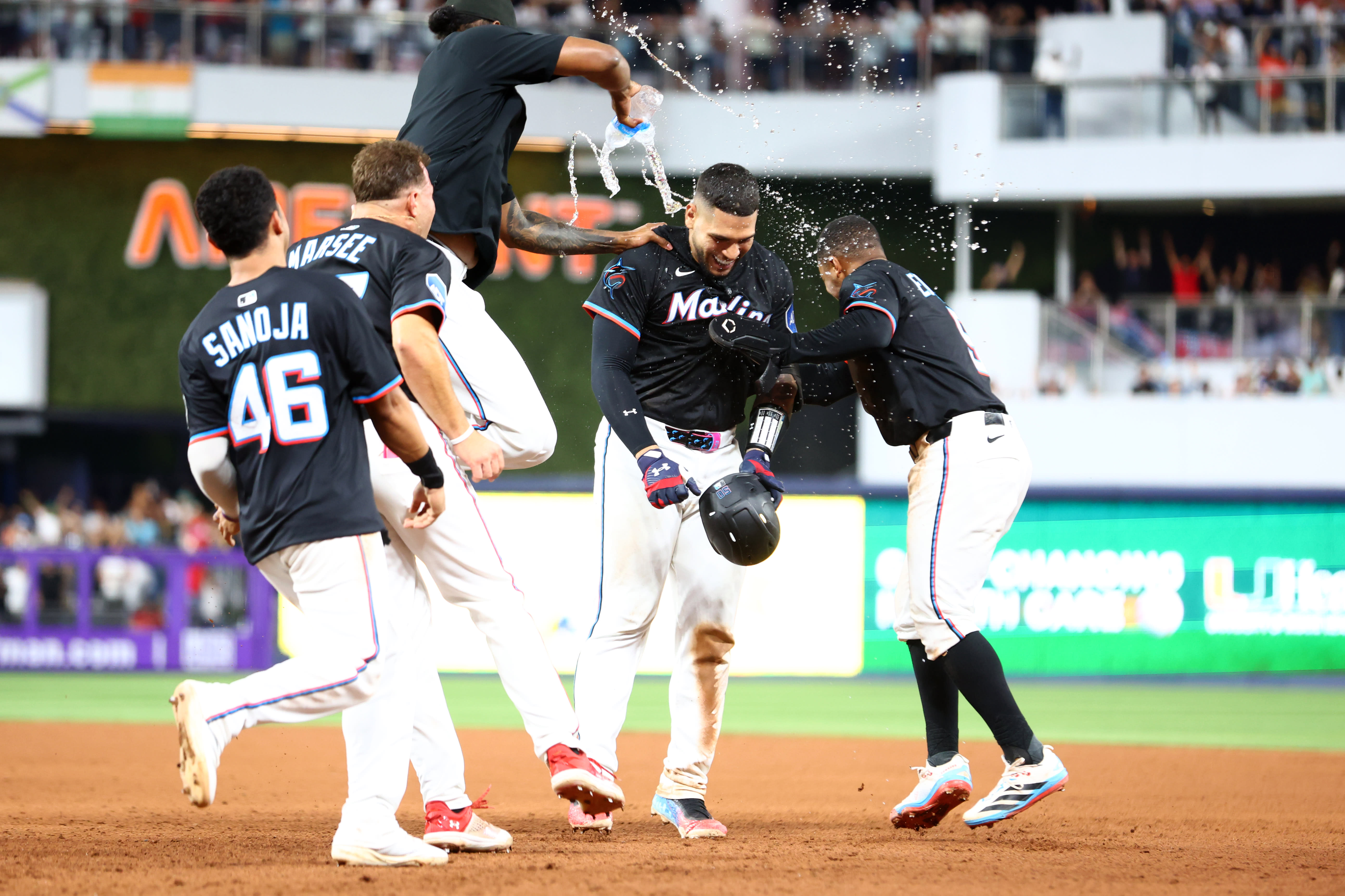 Marlins celebration