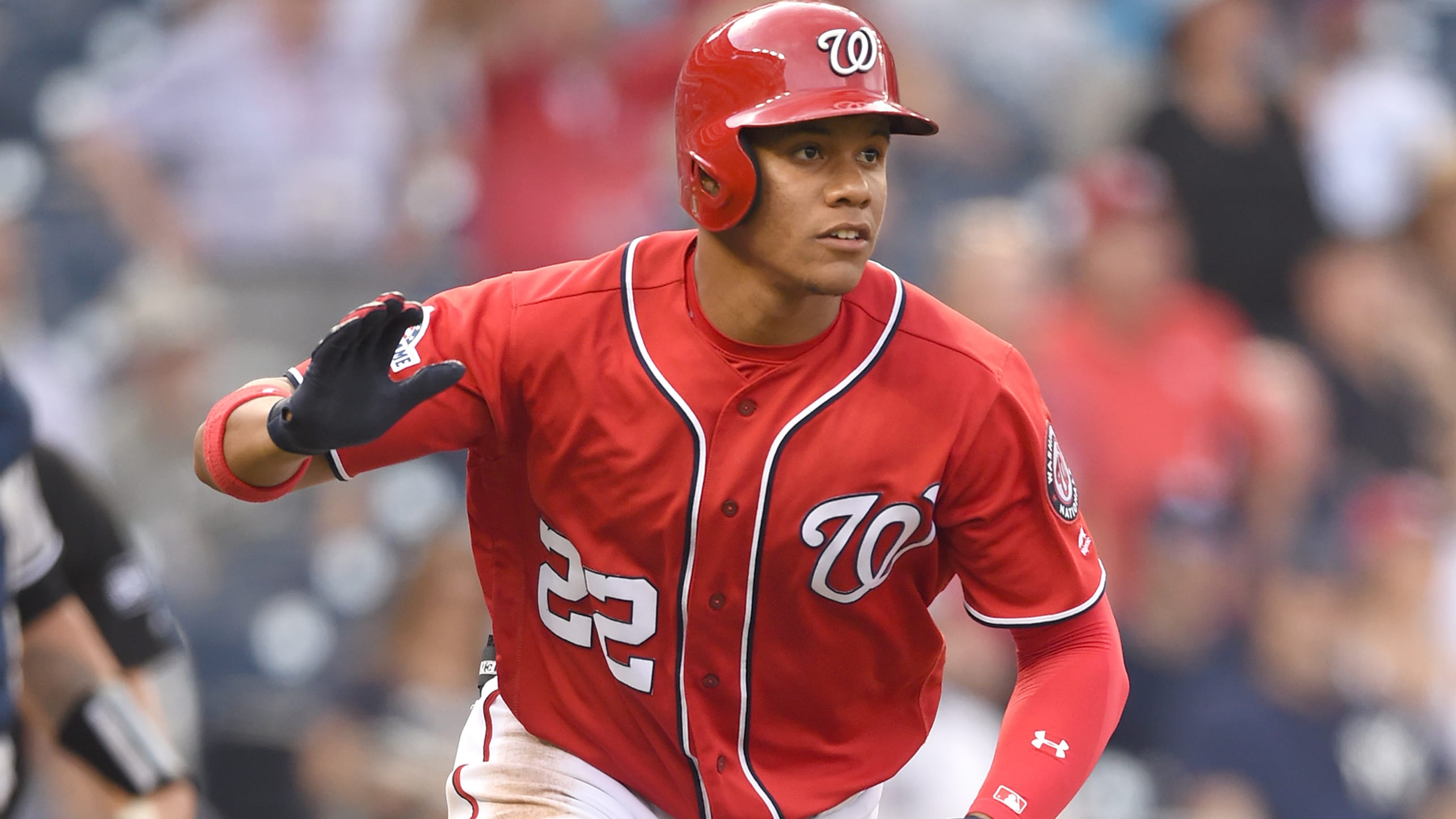 Juan Soto with the Nationals
