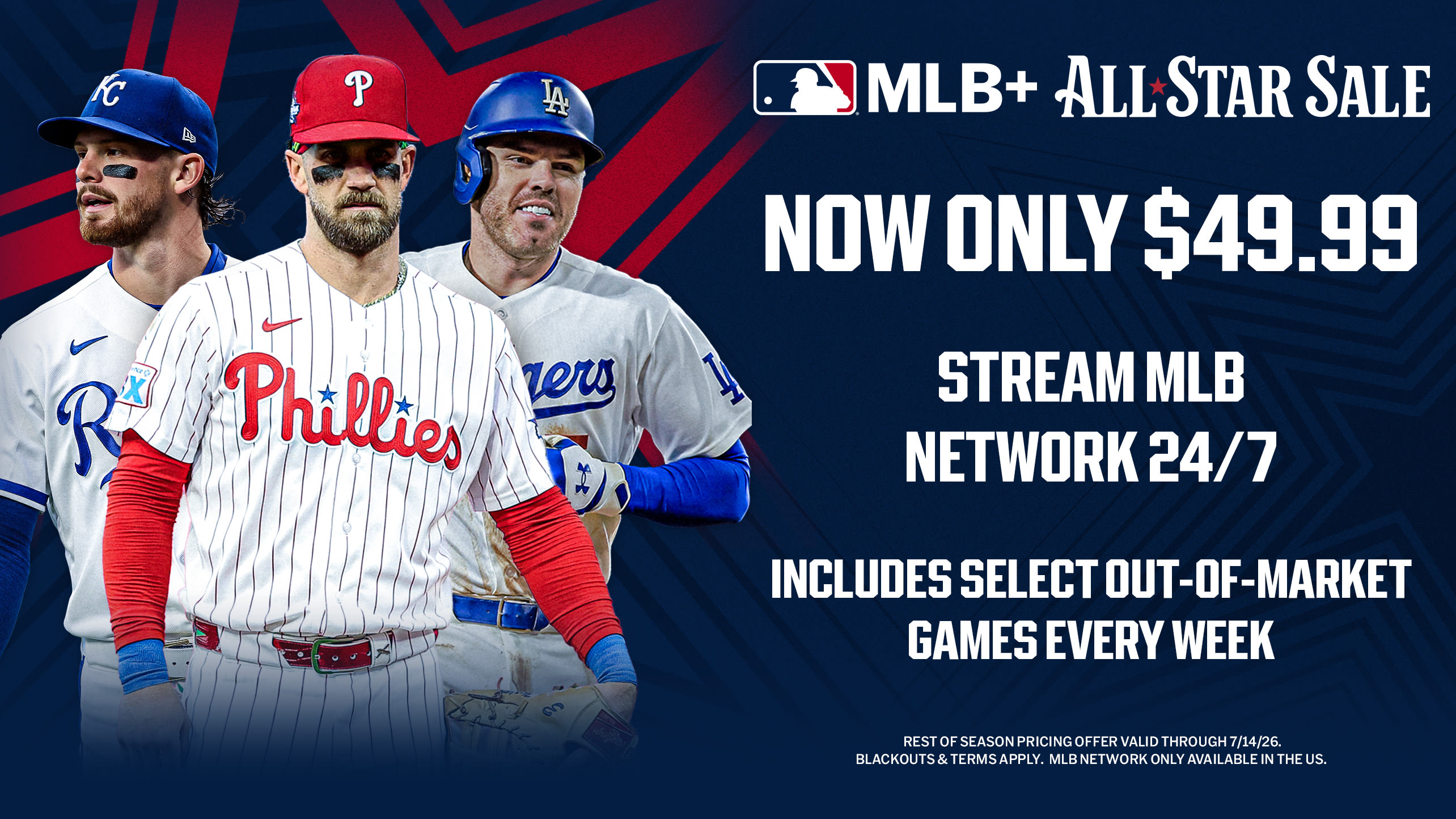 MLB+ All-Star Sale for $49.99