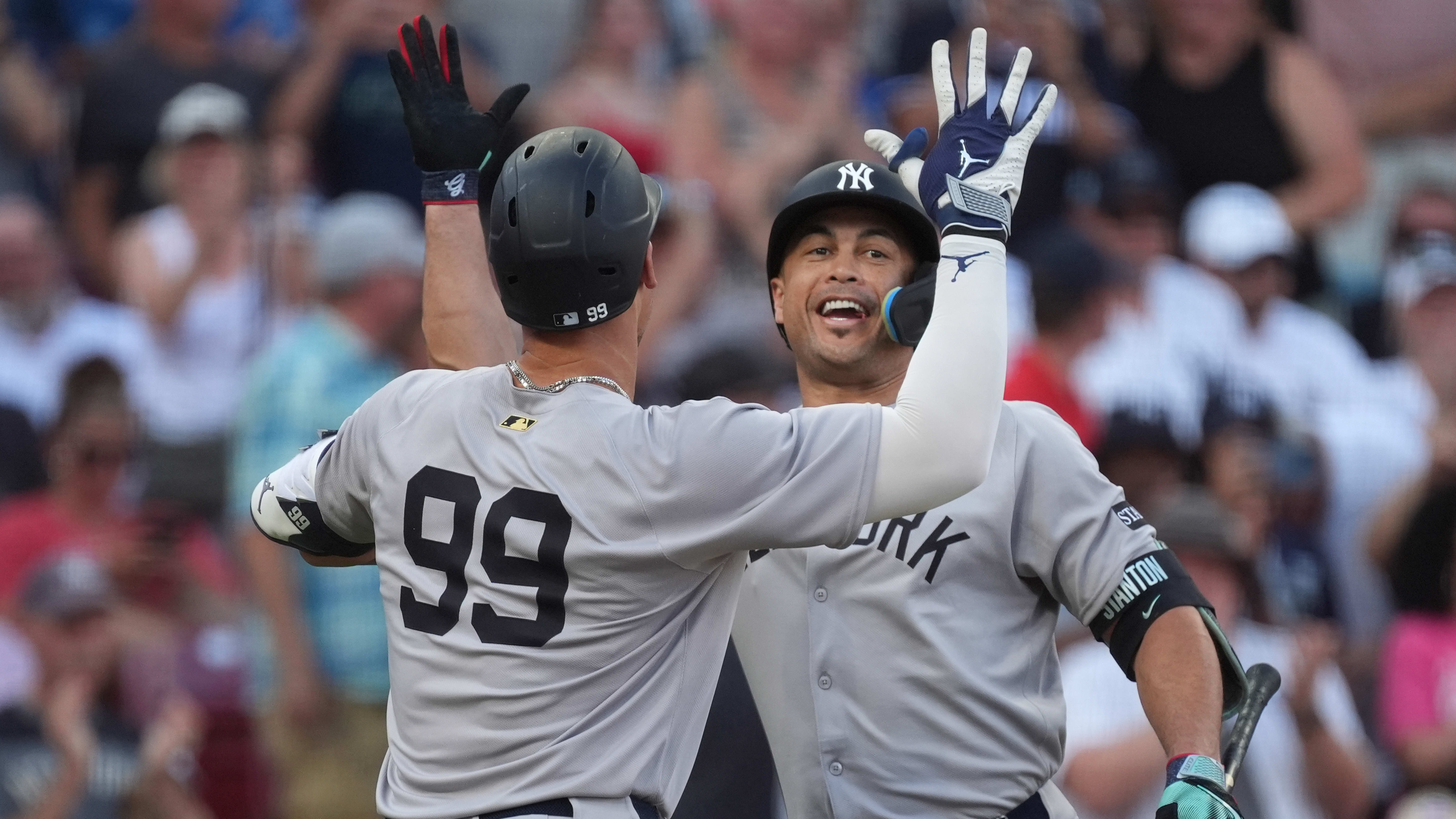 Aaron Judge and Giancarlo Stanton