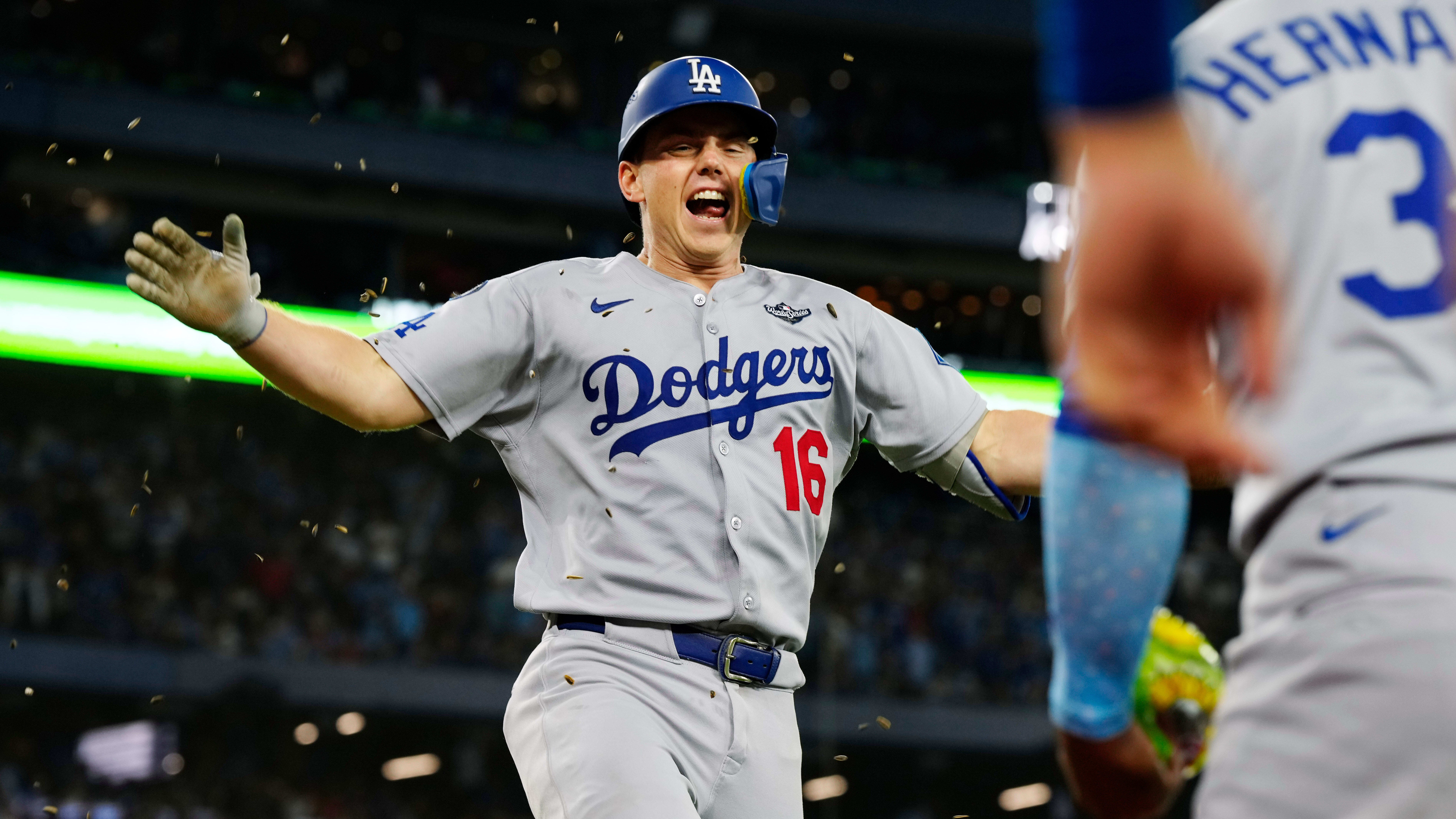 Will Smith celebrates his home run