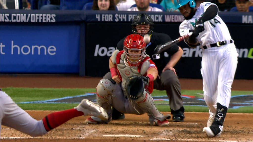 Marlins' Eury Pérez allows 2 runs, strikes out 7 in debut: 20-year