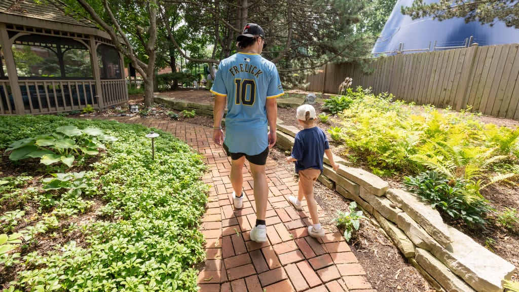 Sal Frelick on a visit to the Ronald McDonald house in August.