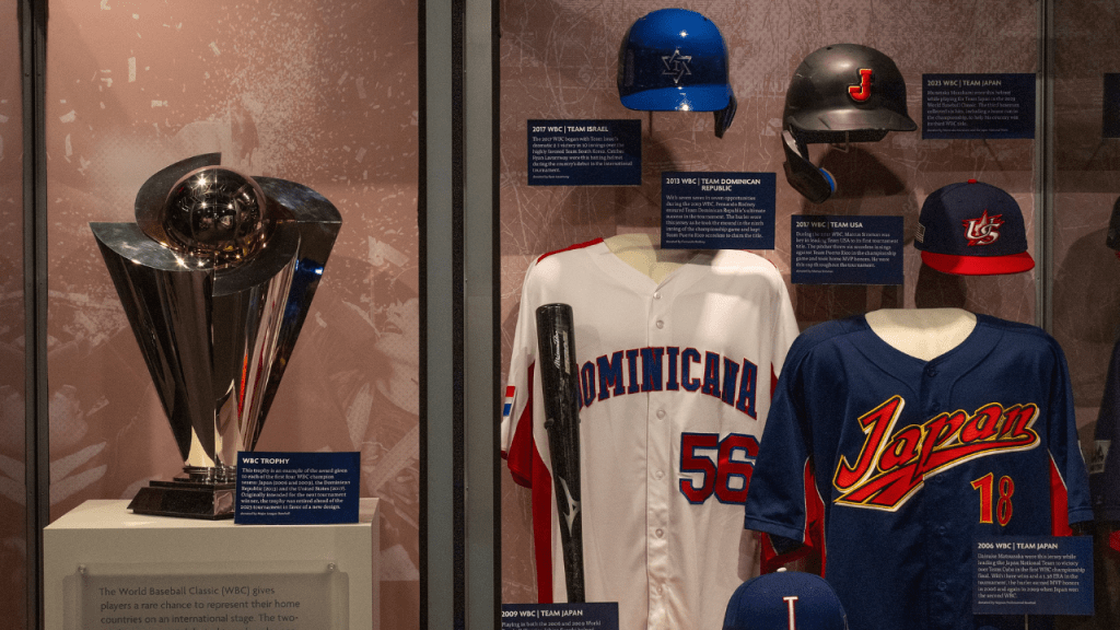 World Baseball Classic exhibit in Hall of Fame