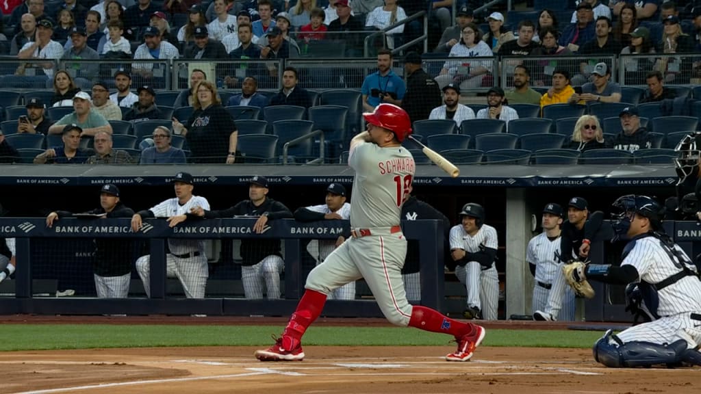 Visiting Phillies beat Yankees at home to open twin bill