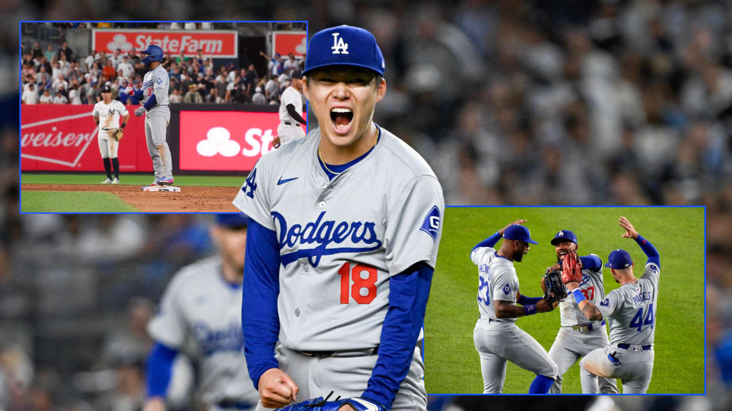 In clash of titans, Dodgers take Round 1 in extra-innings thriller