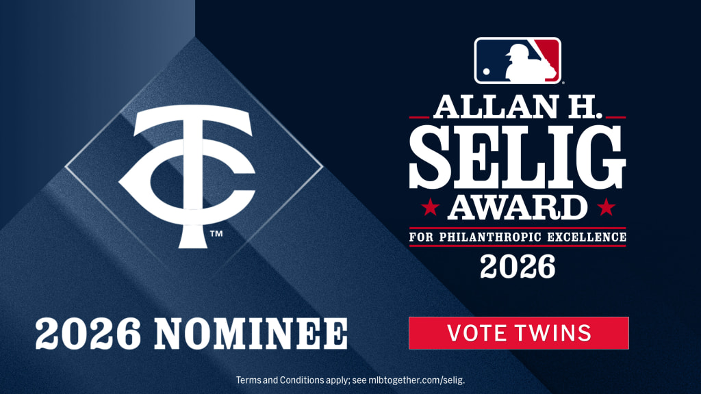 MLB.com editorial image for Minnesota Twins: Twins named finalist for MLB's Allan H. Selig Award