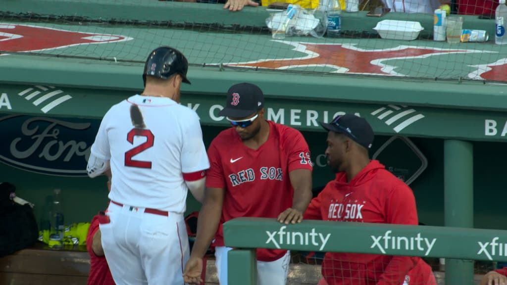 Two instances of the Red Sox wearing the green.