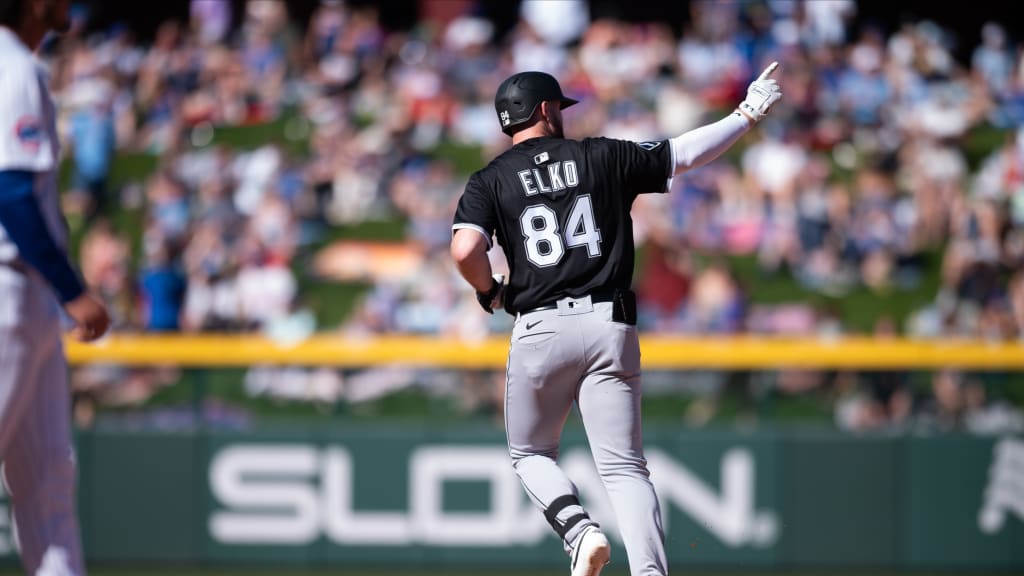 Tim Elko's solo home run