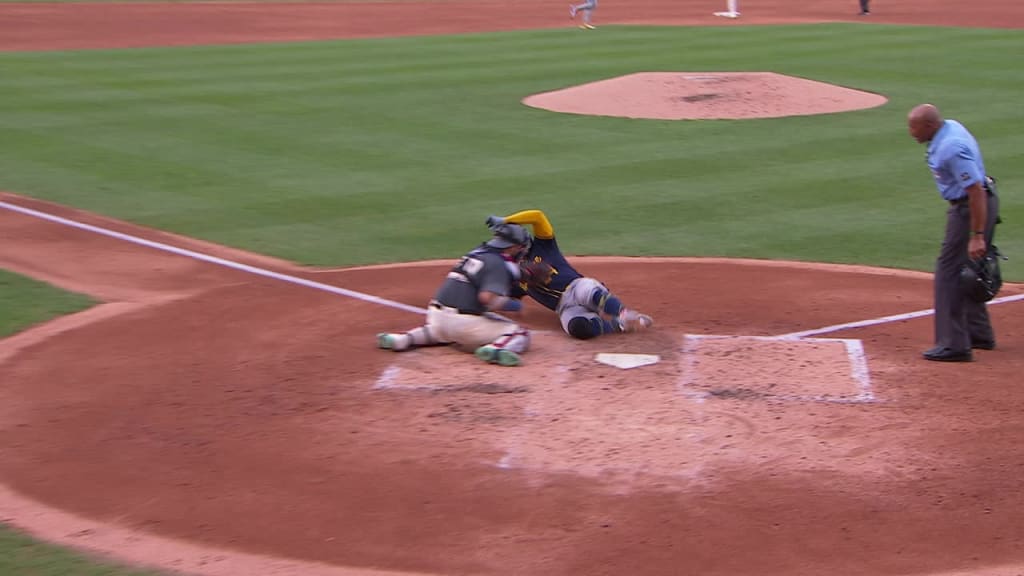 James Wood nabs William Contreras at home