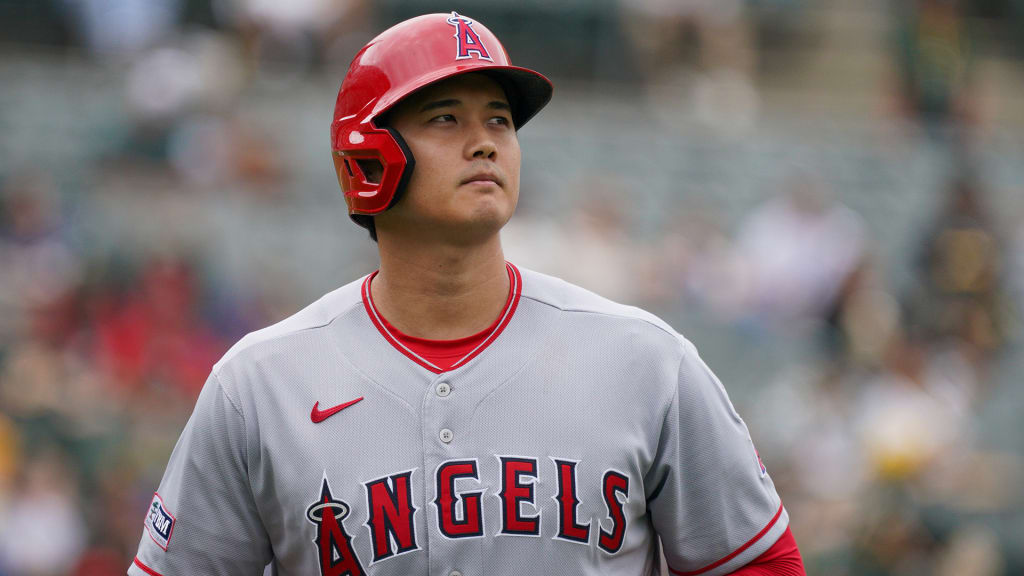 Shohei Ohtani of the Los Angeles Angels during the Major League