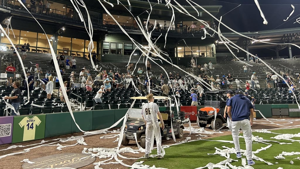 RiverDogs unroll a delirious promo -- and a mess of fun