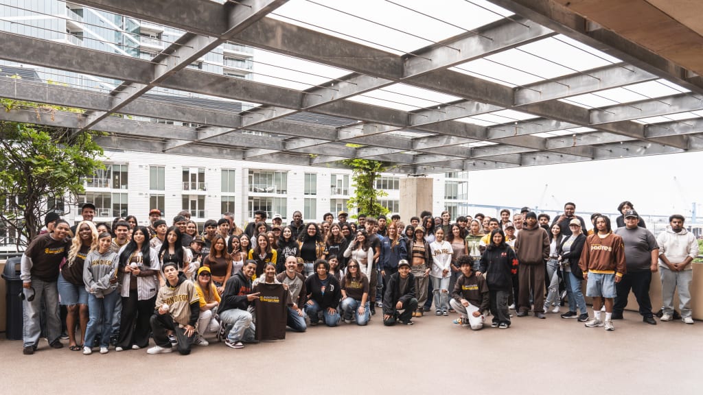 Local high school students took part in the Understanding Mental Wellness event at Petco Park.