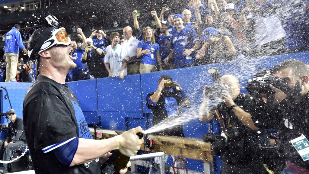 Champagne is part of championship celebrations, but MLB players