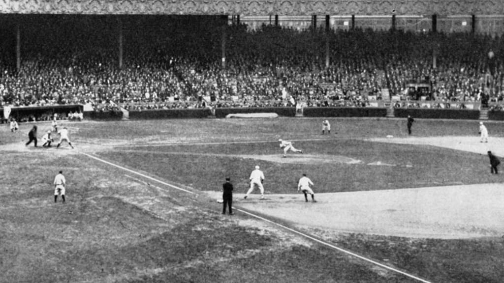 World Series, 1906. /Na View From The Right-Field Stands Of The