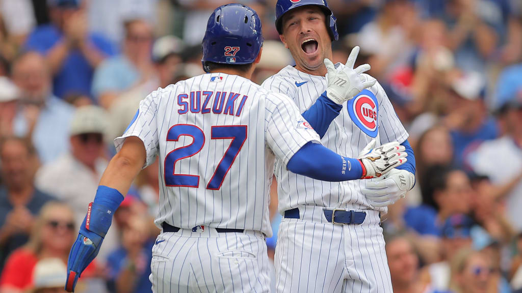 MLB.com editorial image for Chicago Cubs: Bregman, PCA power 17-run outburst in Cubs' huge win