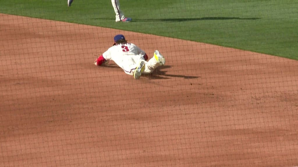 Bryce Harper flashes the leather