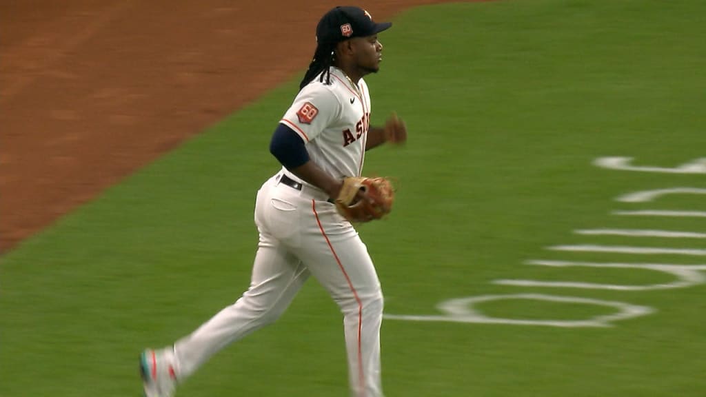 Framber Valdez Game-Used Jersey- 3 Starts (Astros Record for Consecutive  Quality Starts) - Size 44