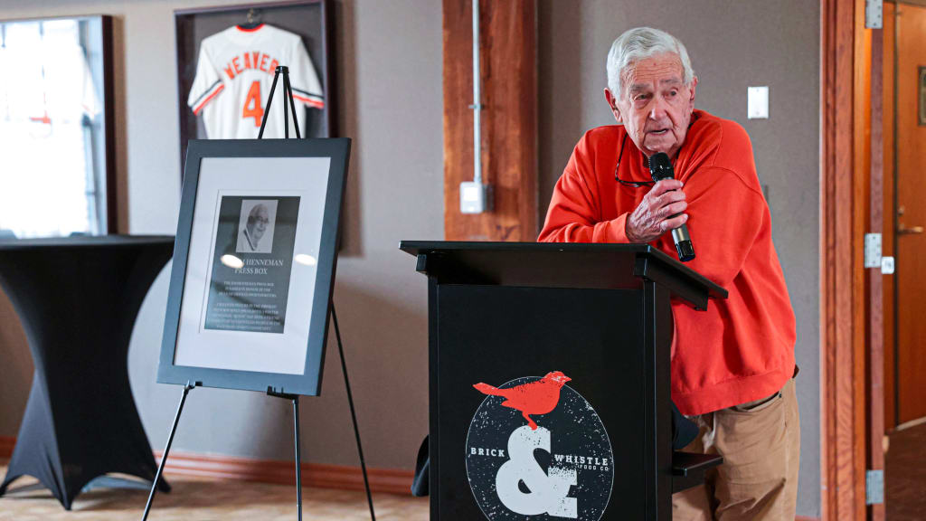 Jim Henneman, longtime Baltimore sportswriter and former O's official scorer (courtesy of the Orioles)
