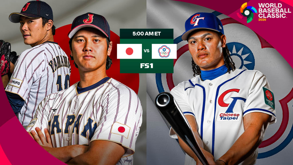 The champs are here! Japan opens Classic run vs. Chinese Taipei
