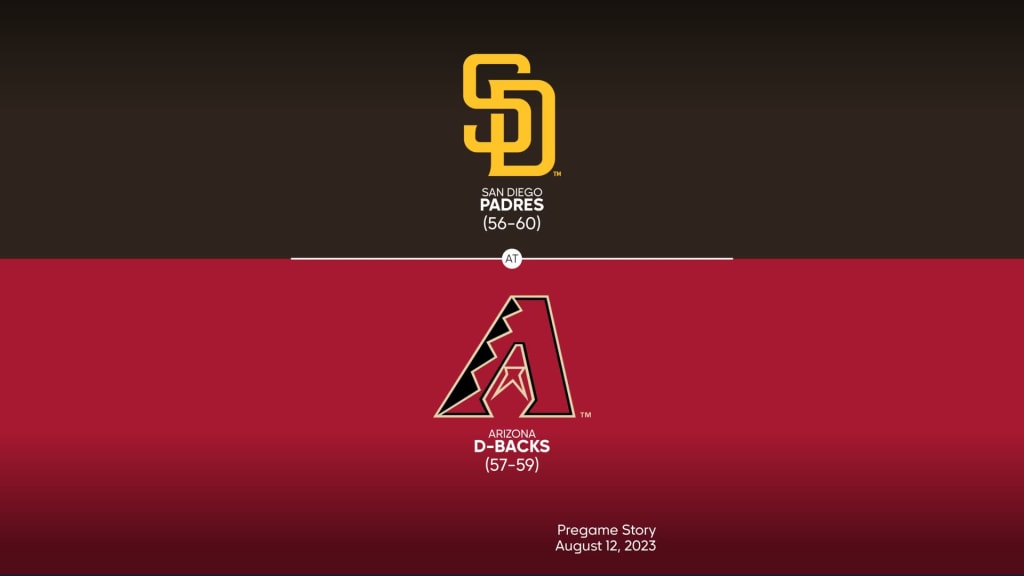 Diamondbacks vs. Padres Probable Starting Pitching - August 12