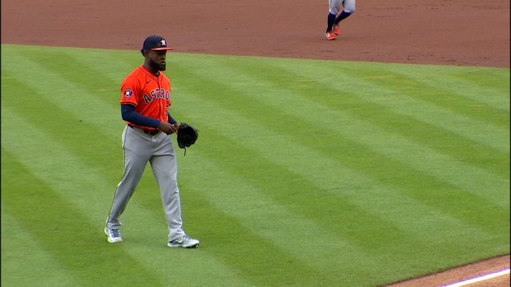 Cristian Javier escapes a bases-loaded jam