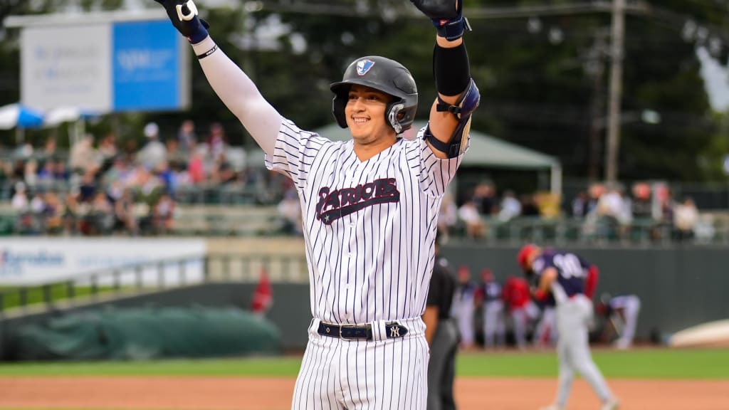 A California native, Flores played juco ball and in the Alaskan summer league before signing with the Yankees as a non-drafted free agent in 2022. Given a chance to shine in 2024, the catcher and first baseman thrived, cracking 52 extra-base hits (21 homers) across 124 games in High-A and Double-A. (Photo Credit: Somerset Patriots)