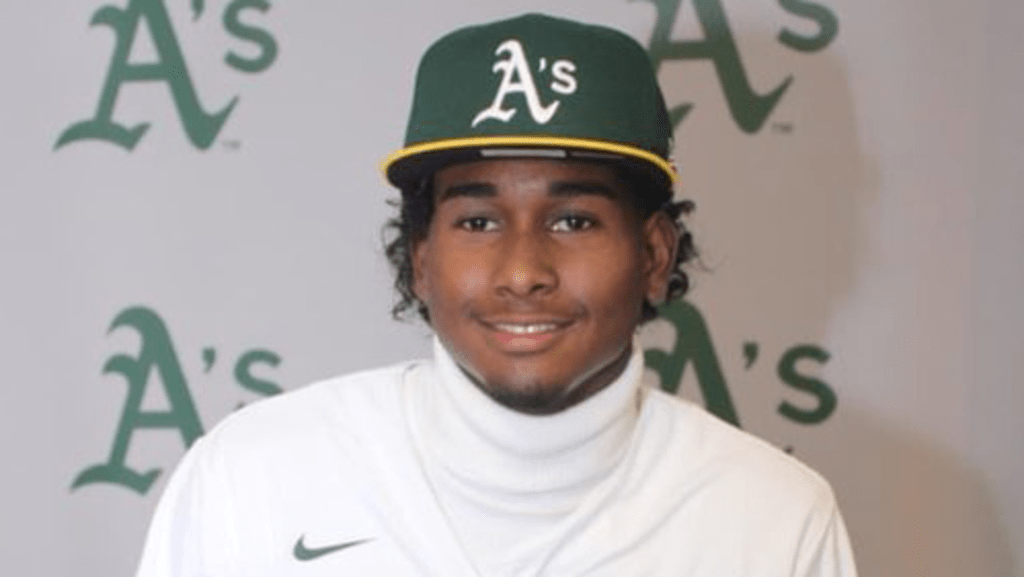 MLB.com editorial image for Athletics Athletics: With lofty expectations, A's No. 5 prospect aced pro debut in 2026