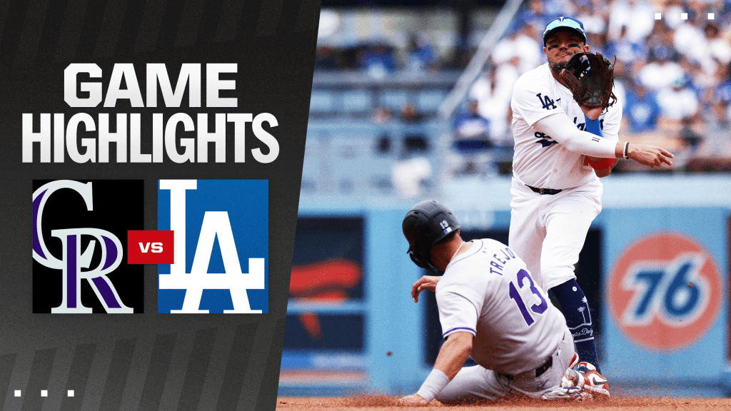 Rockies vs. Dodgers Highlights
