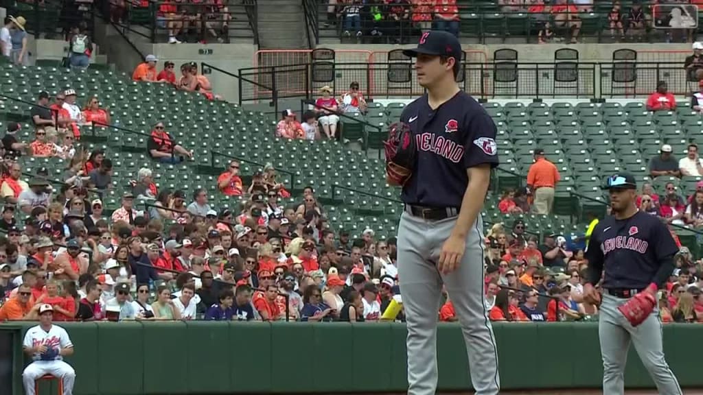 Guardians' Logan Allen strikes out 8, wins MLB debut