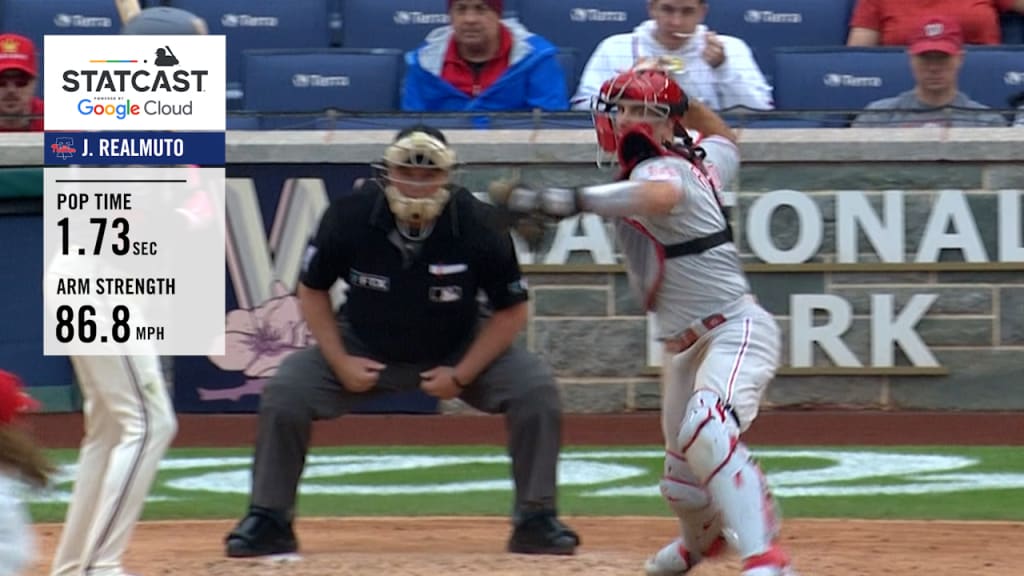 Phillies' J.T. Realmuto chasing catcher history for rare 20/20 season