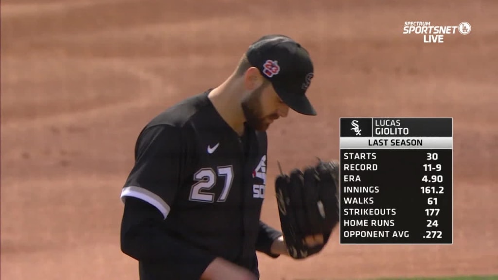 Lucas Giolito's three strikeouts