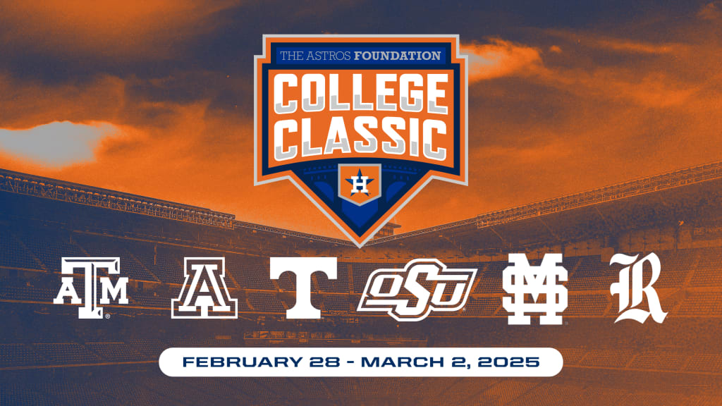 2025 Astros Foundation College Classic February 28 March 2, 2025 Houston Astros