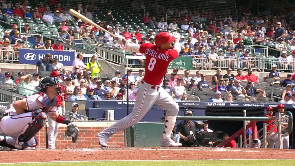 Castellanos hits 2 homers, makes pivotal throw for an out, as Phillies beat  Braves 6-5 in 10