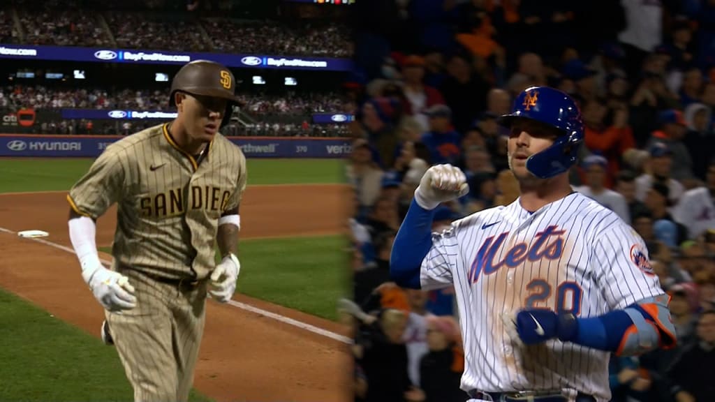 NYM@SD: Mets pitchers salute the 7 Line 