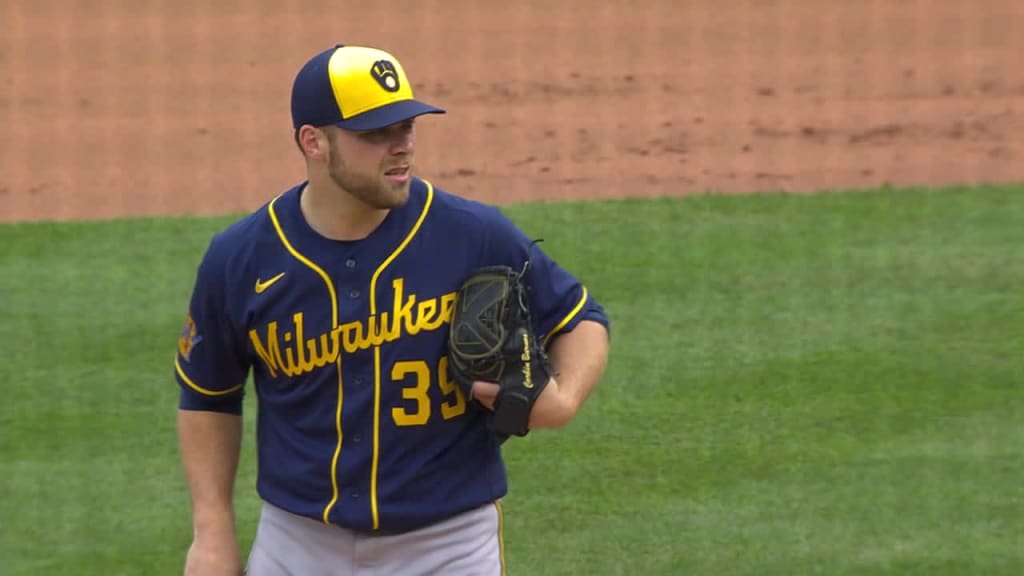 Corbin Burnes walks five batters vs. Pirates