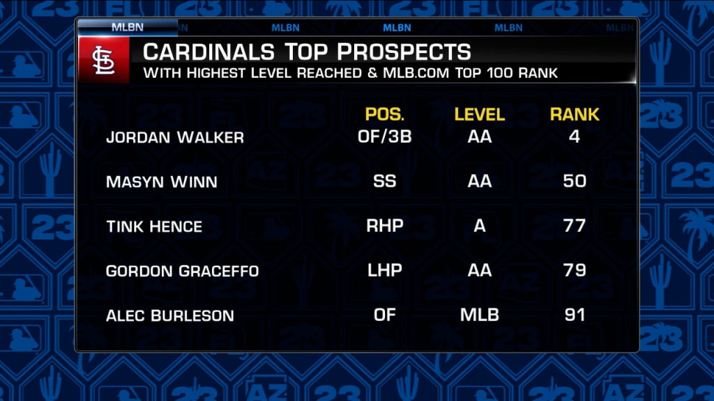 St. Louis Cardinals Top 30 Prospects 2023 Preseason - Future Stars