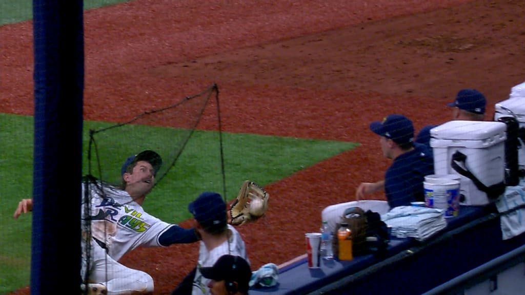 MLB.com editorial image for Tampa Bay Rays: DeLuca slips 'n slides his way through bullpen for 'incredible' catch